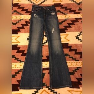 High rise flare (Maurice’s brand)